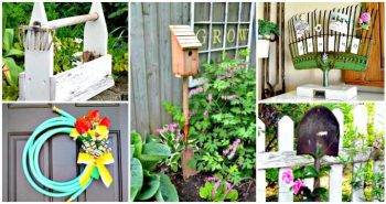 12 DIY Ideas to Repurpose Old Garden Tools- DIY Projects - DIY Home Decor Ideas - DIY Crafts - DIY Recycled Ideas