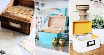 15 Simple DIY Recipe Box Ideas