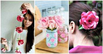 20 Easy DIY Rose Crafts, diy flowers craft, diy crafts, diy home decor ideas, diy projects, diy fashion