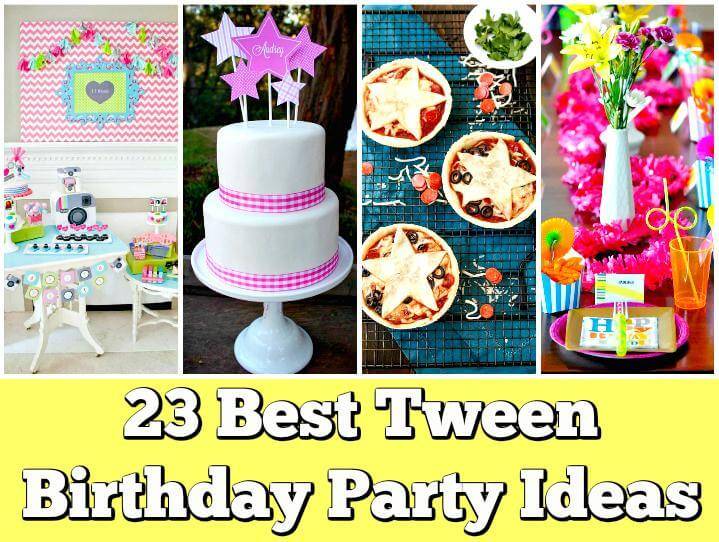 Tween Birthday Party Ideas
