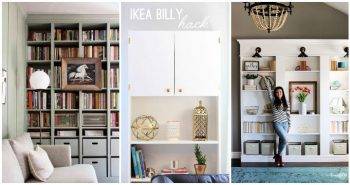 25 Best IKEA Billy Bookcase Hacks