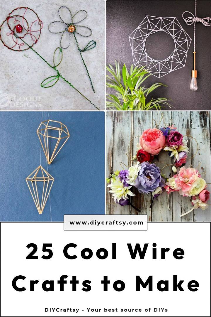25 DIY wire crafts that are easy and fun to make