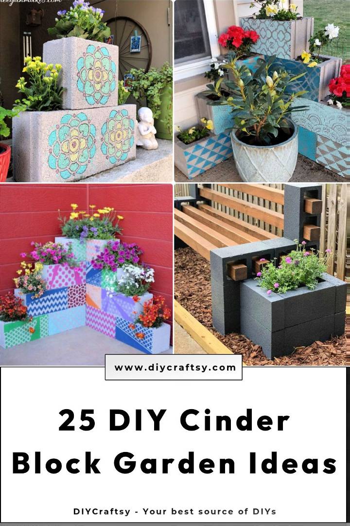 25 diy cinder block garden ideas
