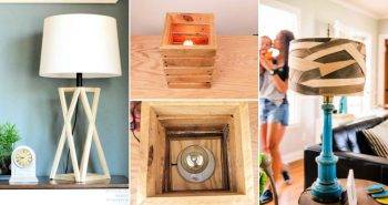 25 Easy DIY Wooden Lamp Ideas