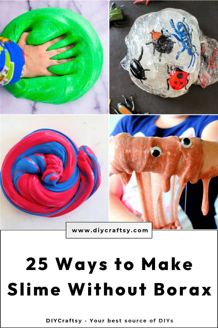 25 ways to make slime without borax - 25 easy slime recipes without borax