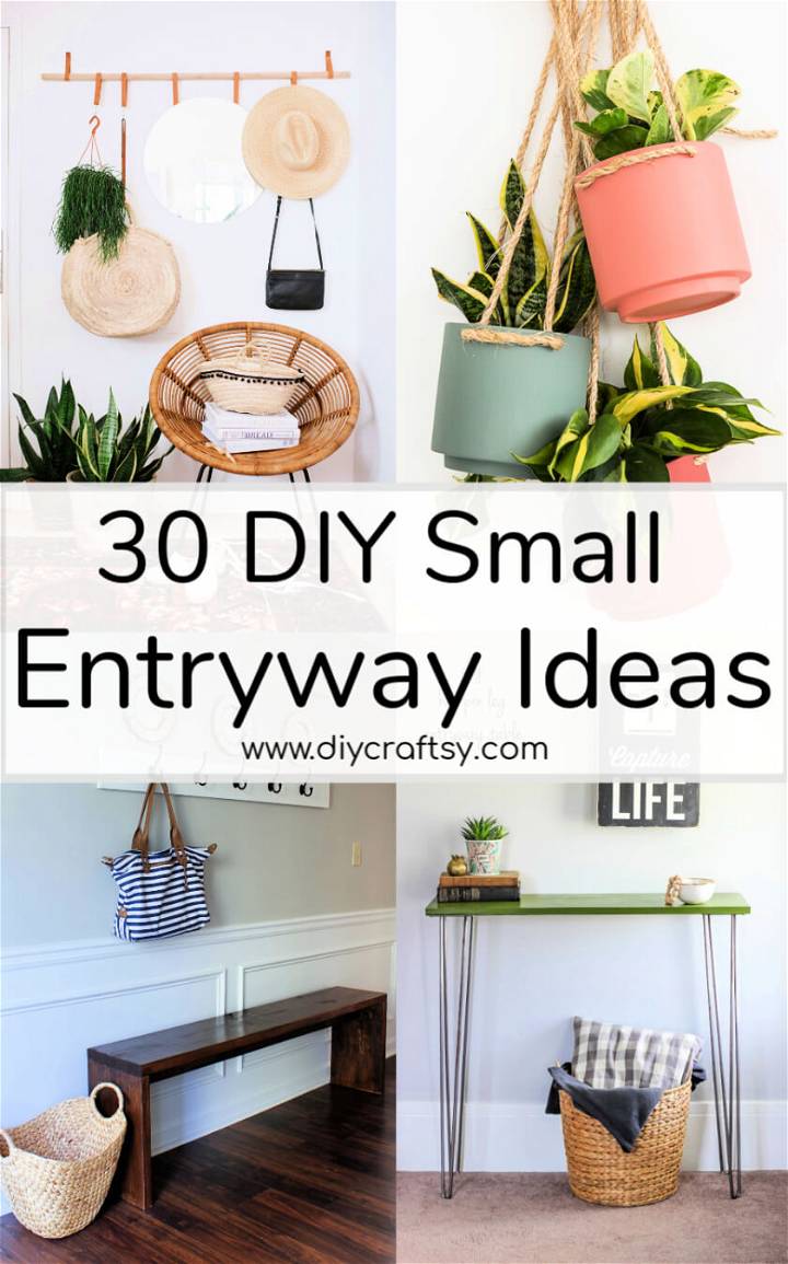 30 DIY Small Entryway Ideas
