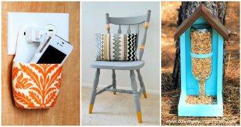 30 DIY Upcycling Ideas To Repurpose Old Stuff into Useful Home Decor