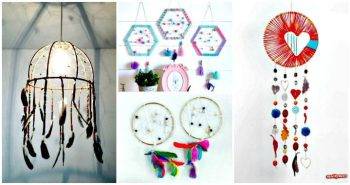 33 DIY Dreamcatcher Ideas with Step by Step Patterns, DIY Projects, Easy DIY Crafts, DIY Home Decor Ideas, Easy Craft Ideas