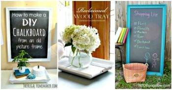 35 DIY Ideas to Reuse Old Picture Frames for DIY Projects, DIY Home Decor Projects, DIY Crafts, DIY Arts and Crafts, DIY Wooden Projects, DIY Craft Ideas