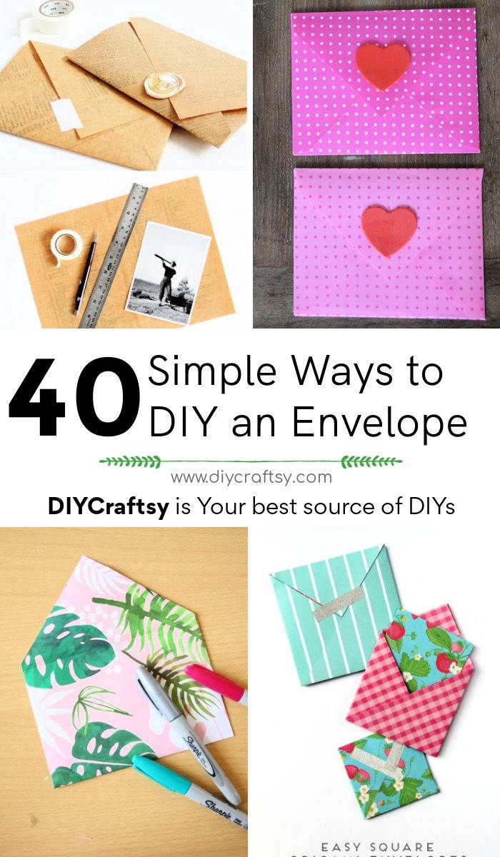 40 Simple Ways to DIY an Envelope