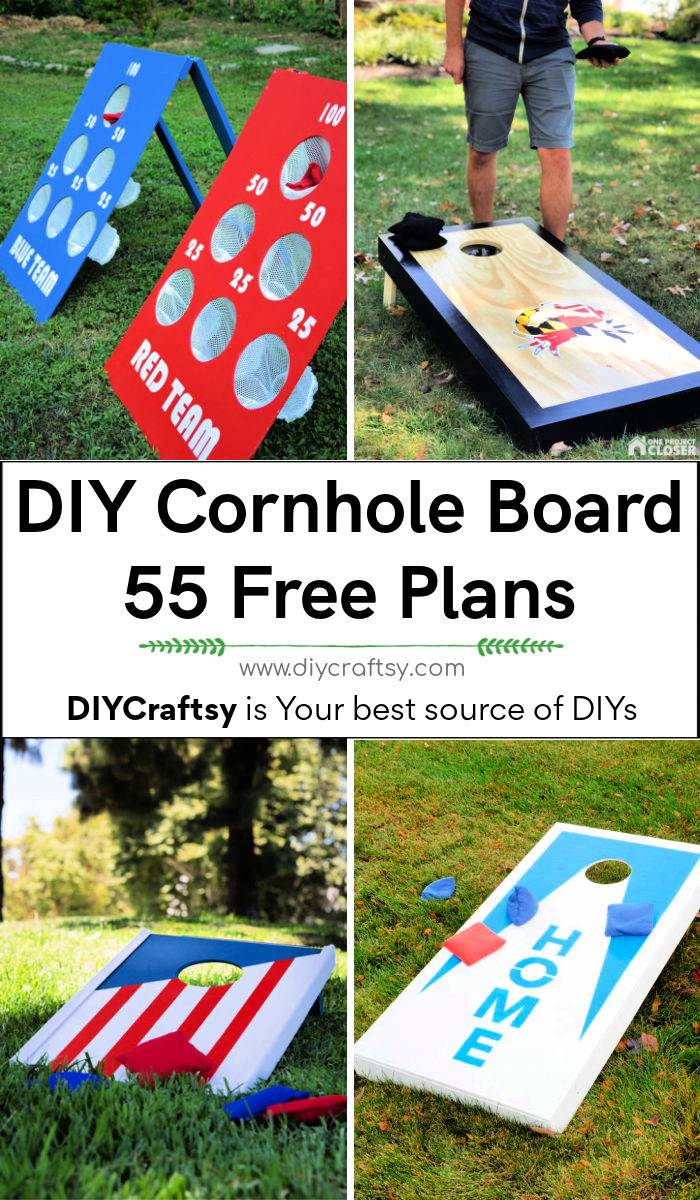 55 Best free DIY Cornhole Board Plans
