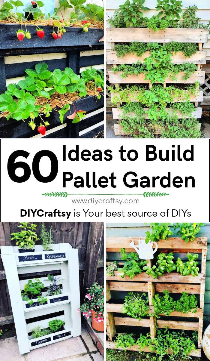 60 pallet garden ideas to start gardening using free pallets