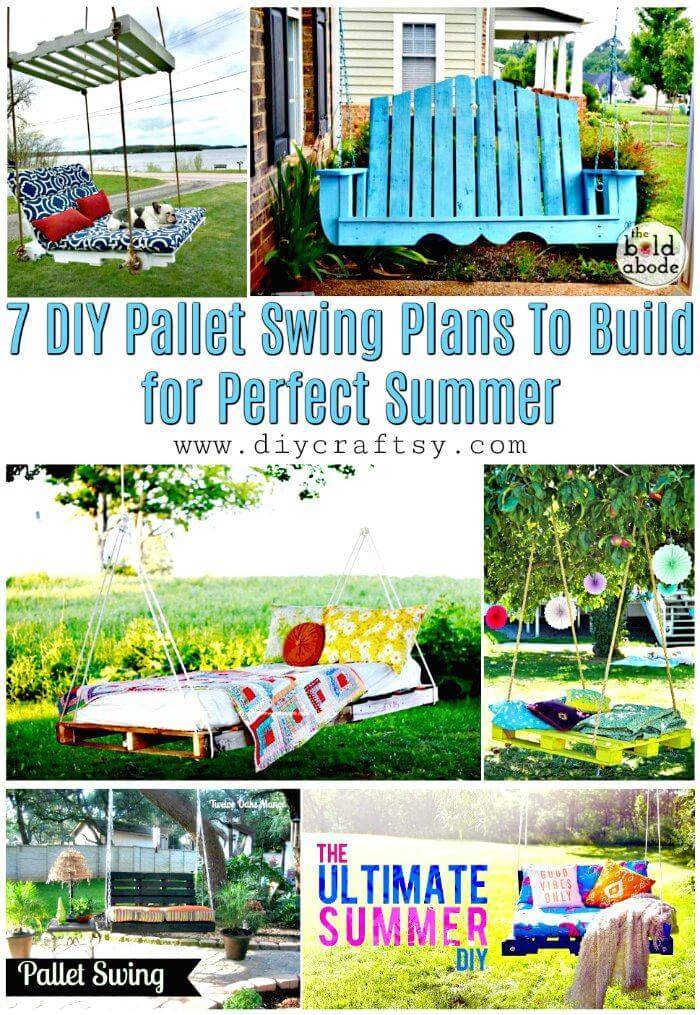 7 DIY Pallet Swing Plans To Build for Perfect Summer - Pallet Ideas - Pallet Furniture and Pallet Projects