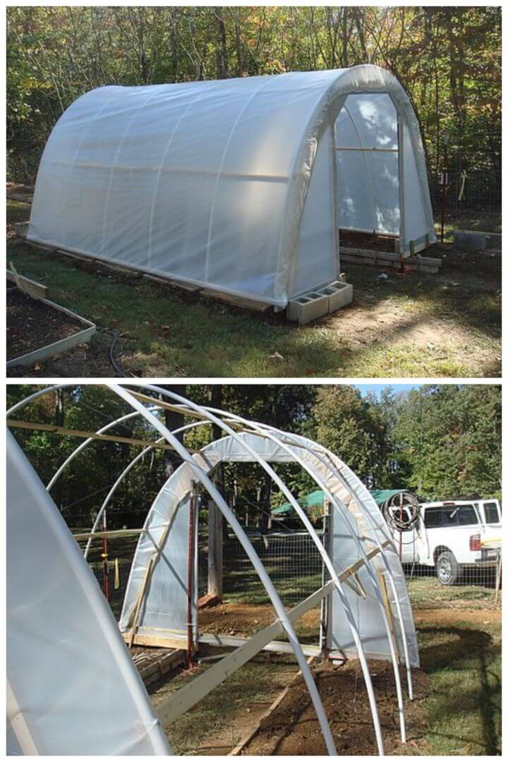 Adorable DIY PVC Pipe Greenhouse for 50