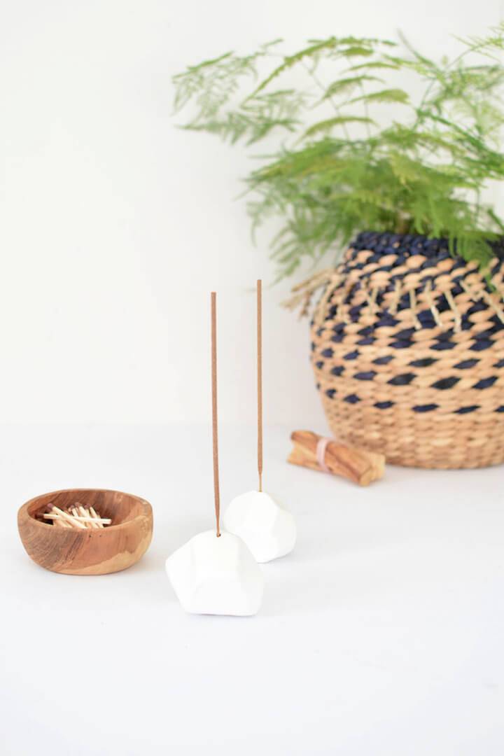 Air Dry Clay Incense Holder