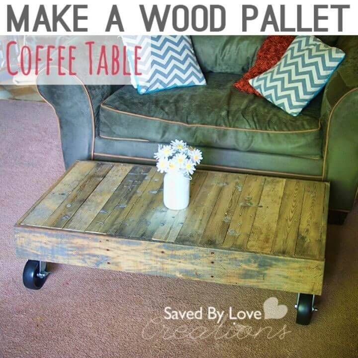 Build a Coffee Table from Shipping Pallet
