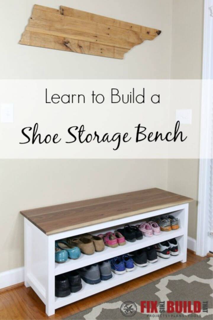 Build a Entryway Shoe Storage Bench