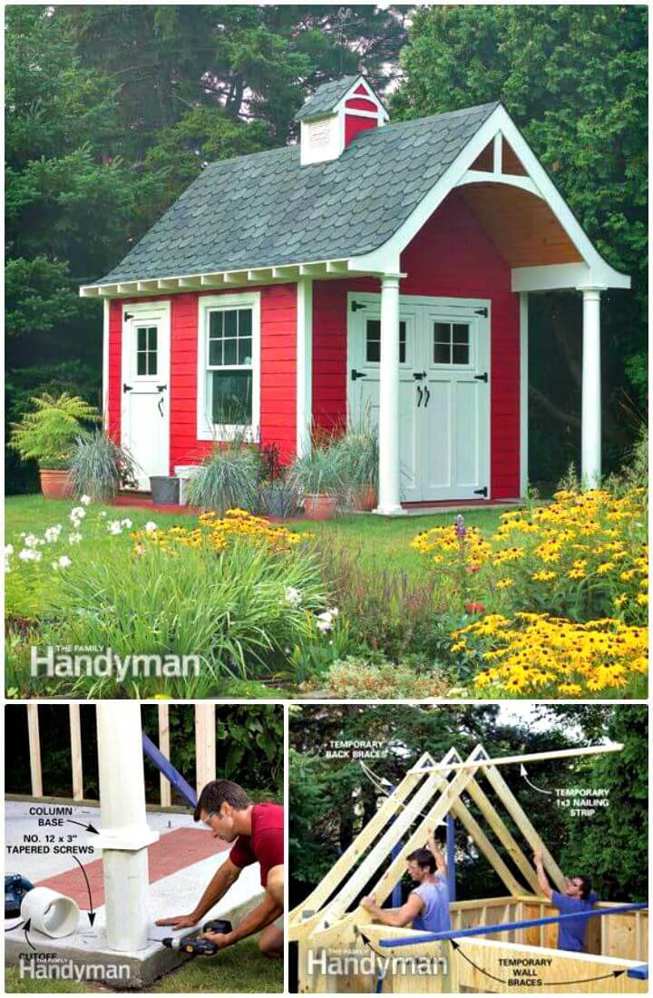 How To Make A Schoolhouse Storage Shed With This Free Plan
