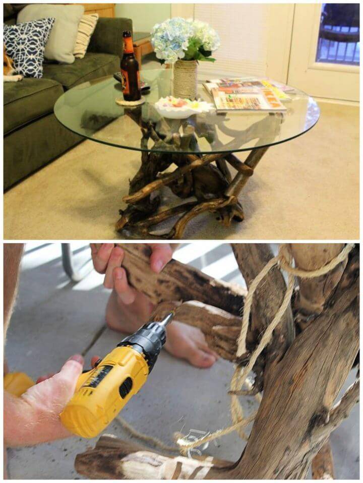 Build a Table Out Of Driftwood