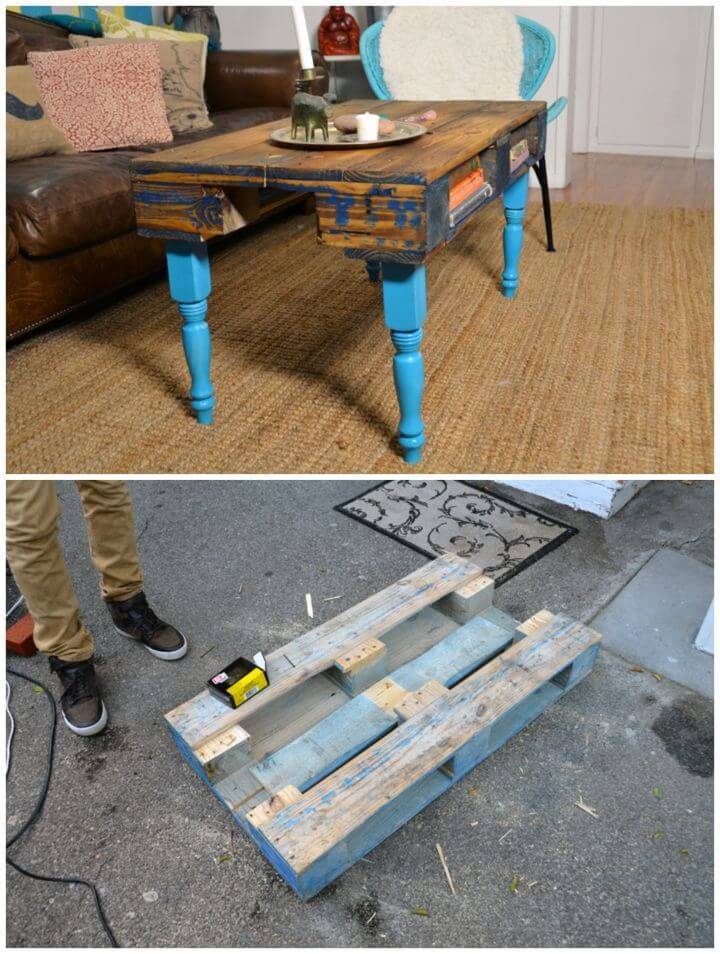 Build Wood Pallet Coffee Table