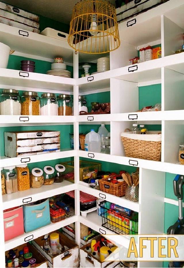 Build Your Own Pantry Shelves