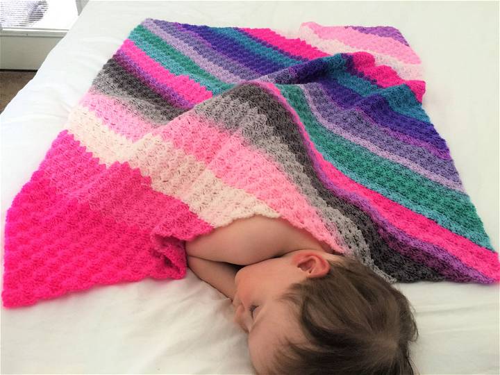 C2C Crochet Three Mandala Thrill Baby Blanket Pattern