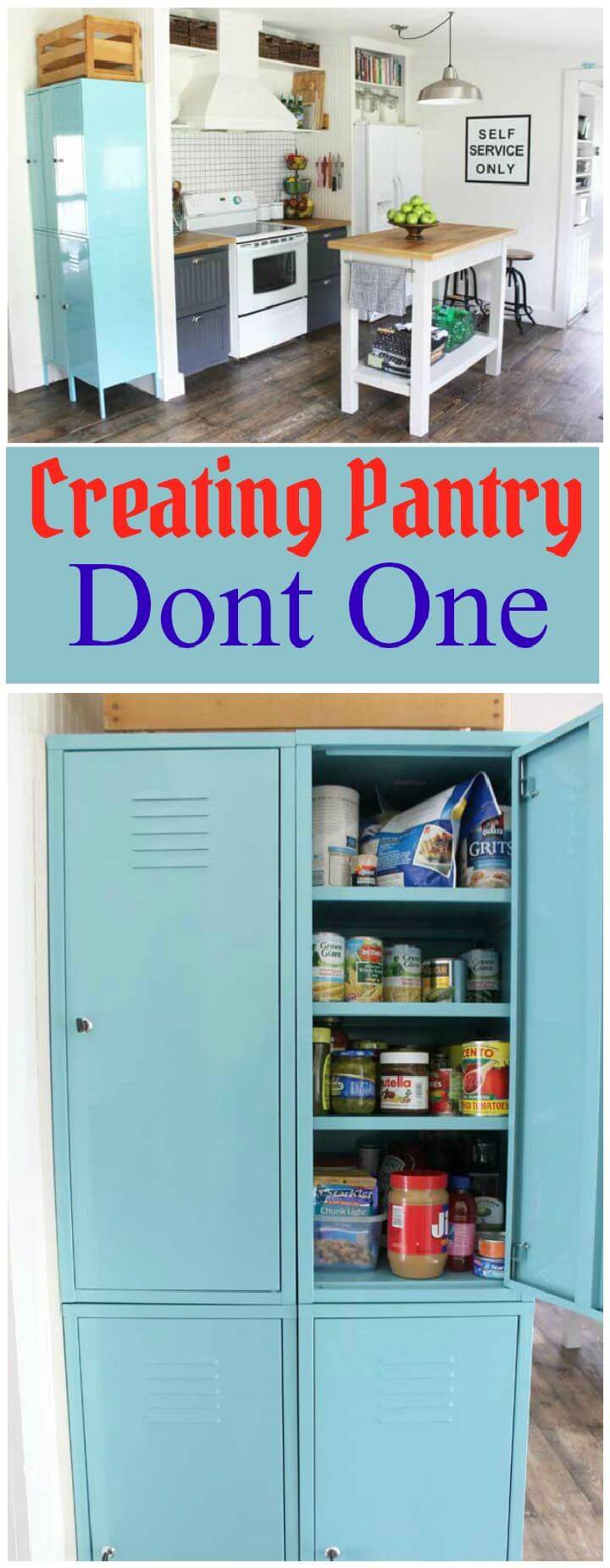 Creating Pantry Dont One