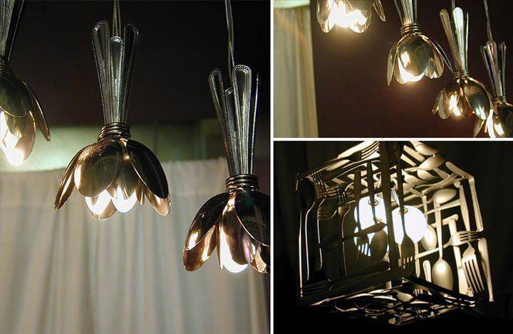 spoon light and lampshade ideas