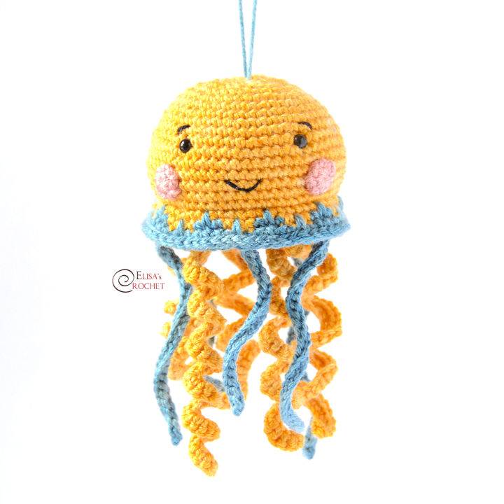 Crochet Bonnie the Jellyfish Amigurumi Pattern