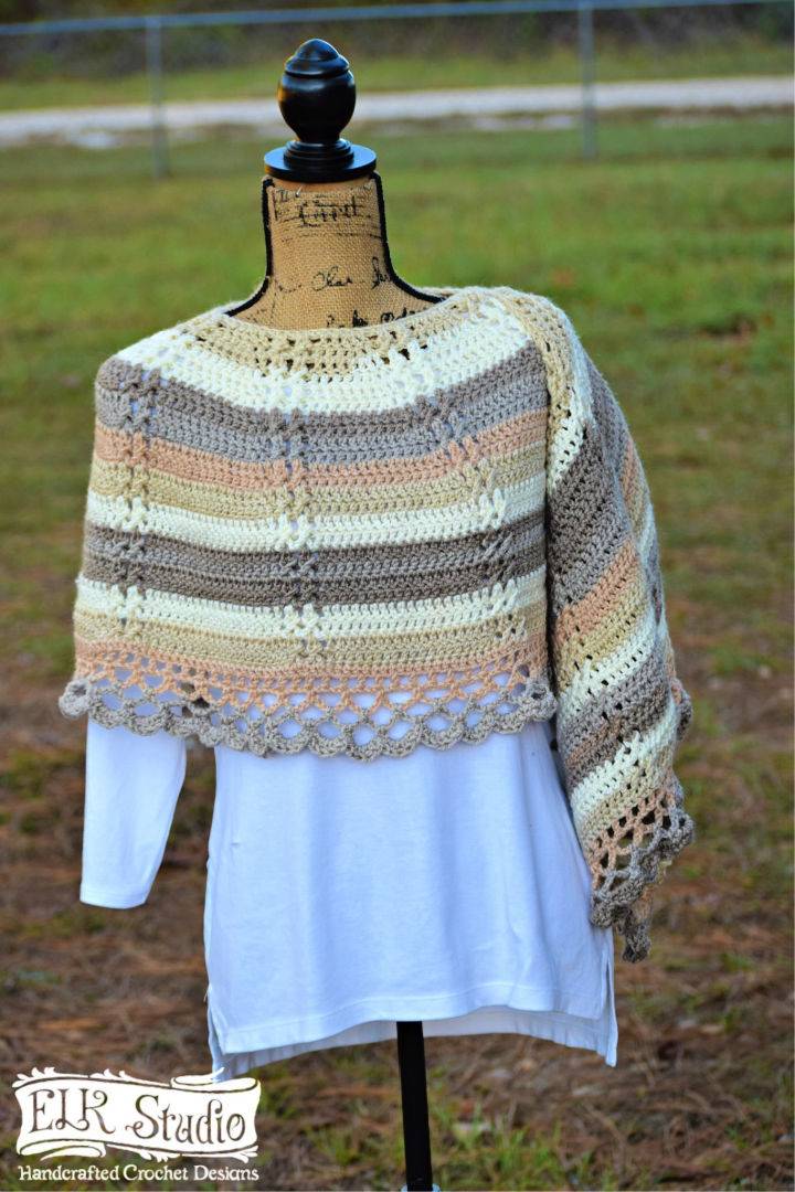 How to Crochet Caron Cakes Southern Shawl - Free Pattern