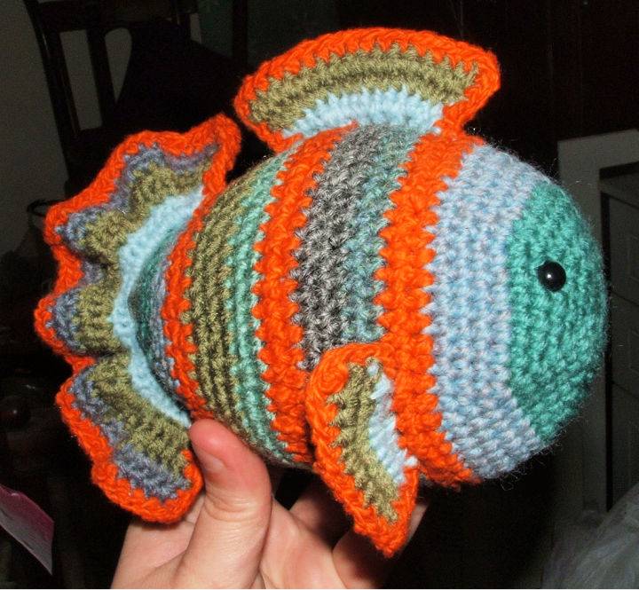 Crochet Freddie The Fish Amigurumi Pattern