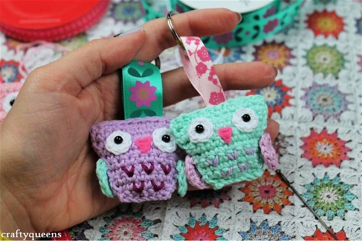  How to Crochet Owl Keychain - Free Pattern
