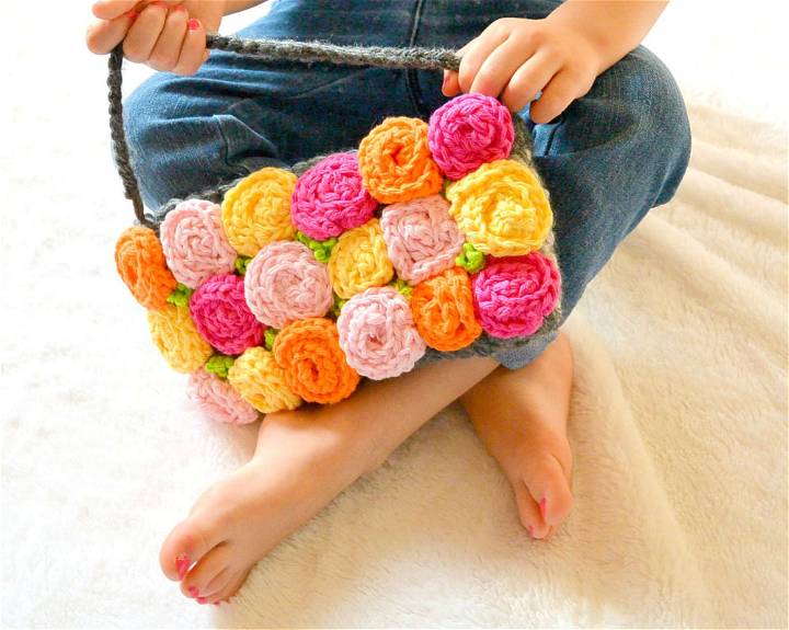 Crochet Roses Purse Pattern