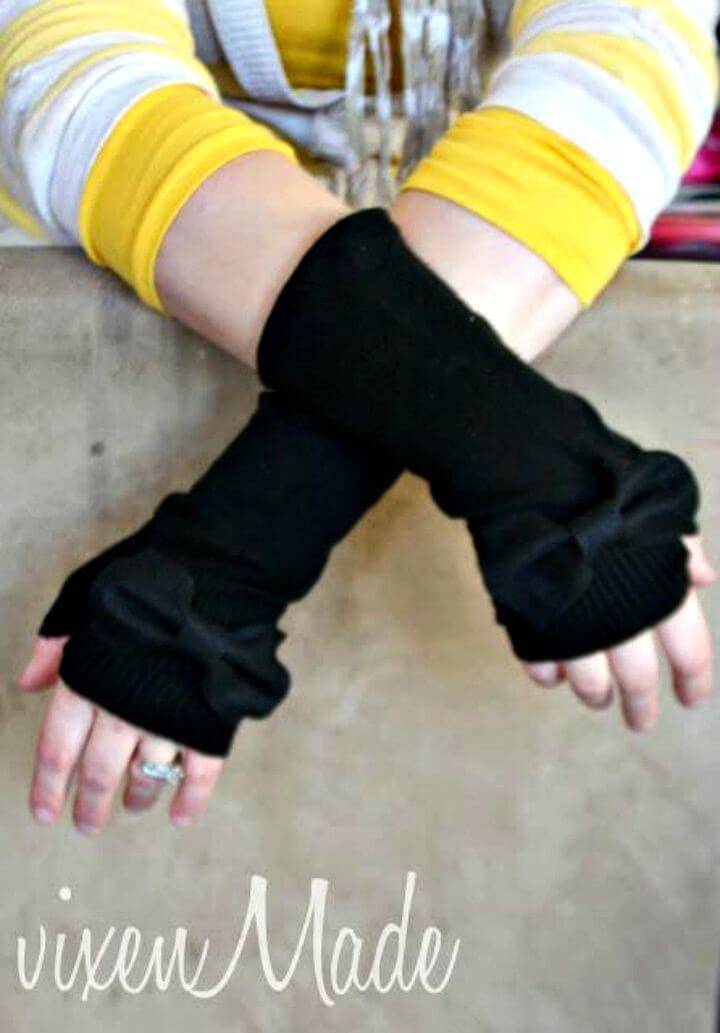 Cute DIY Fingerless Gloves