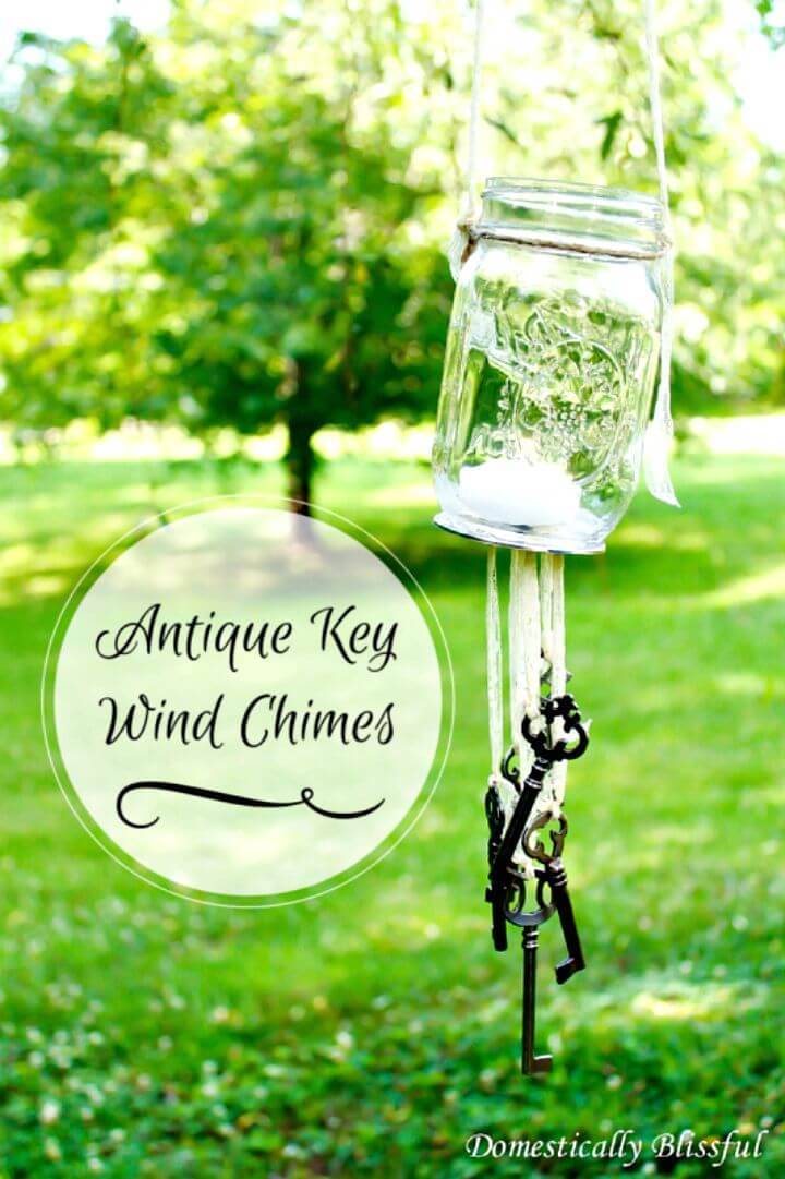 How To Make An Antique Key Wind Chimes Tutorial
