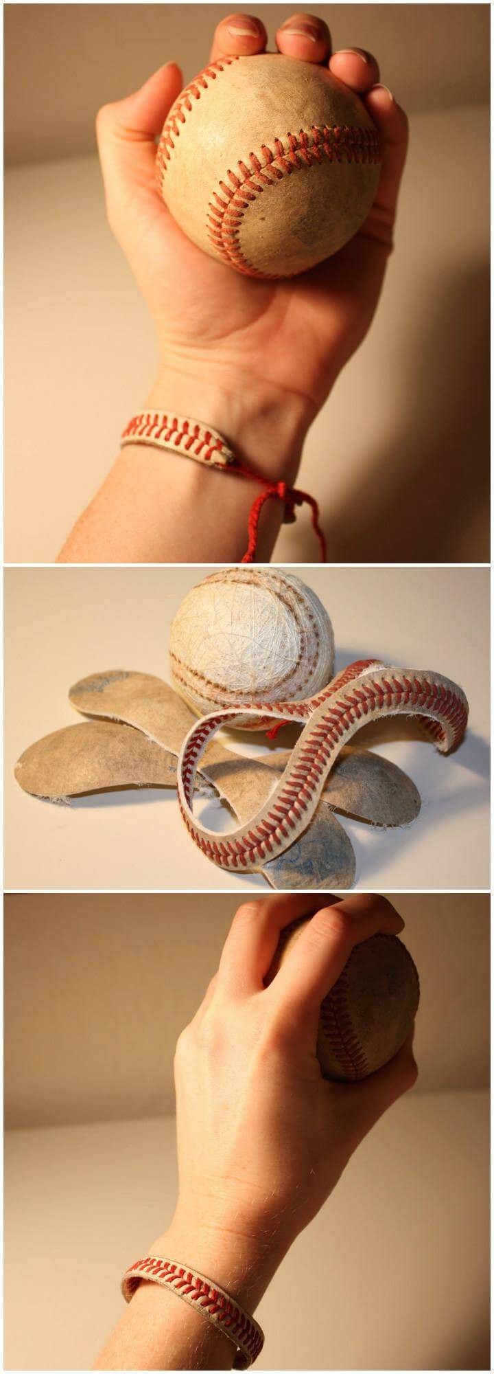 DIY Awesome Baseball String Bracelet