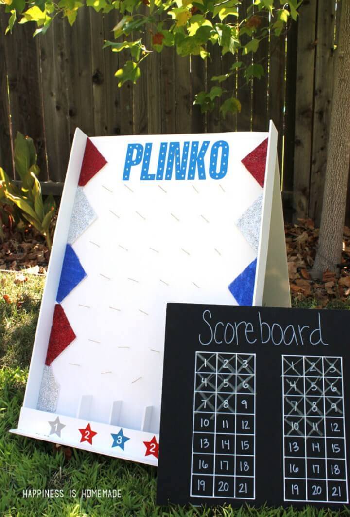 DIY Backyard Plinko Party Game Tutorial