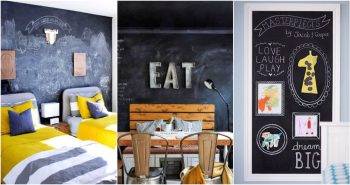 diy chalkboard wall ideas - make your walls fun and functional!