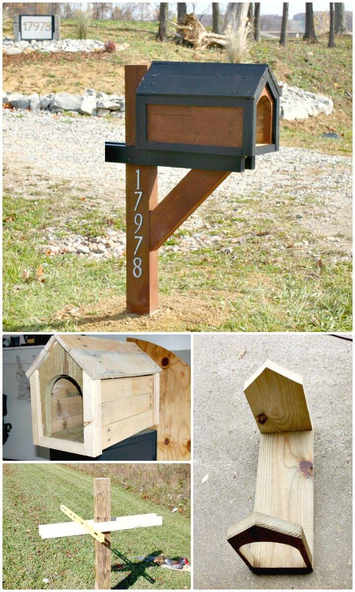 DIY Cool Mailbox From A Pallet For Under $13