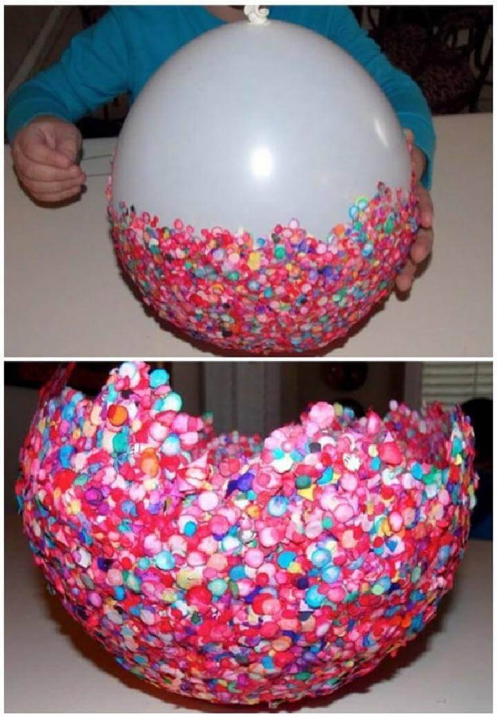 DIY Easy Balloon Bowl