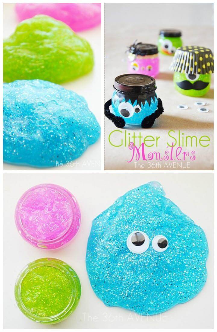 DIY Easy Glitter Slime