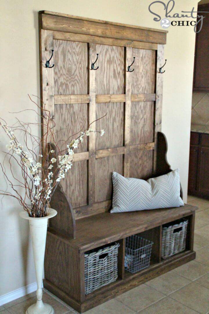 How to Build Entryway Tree Bench Tutorial