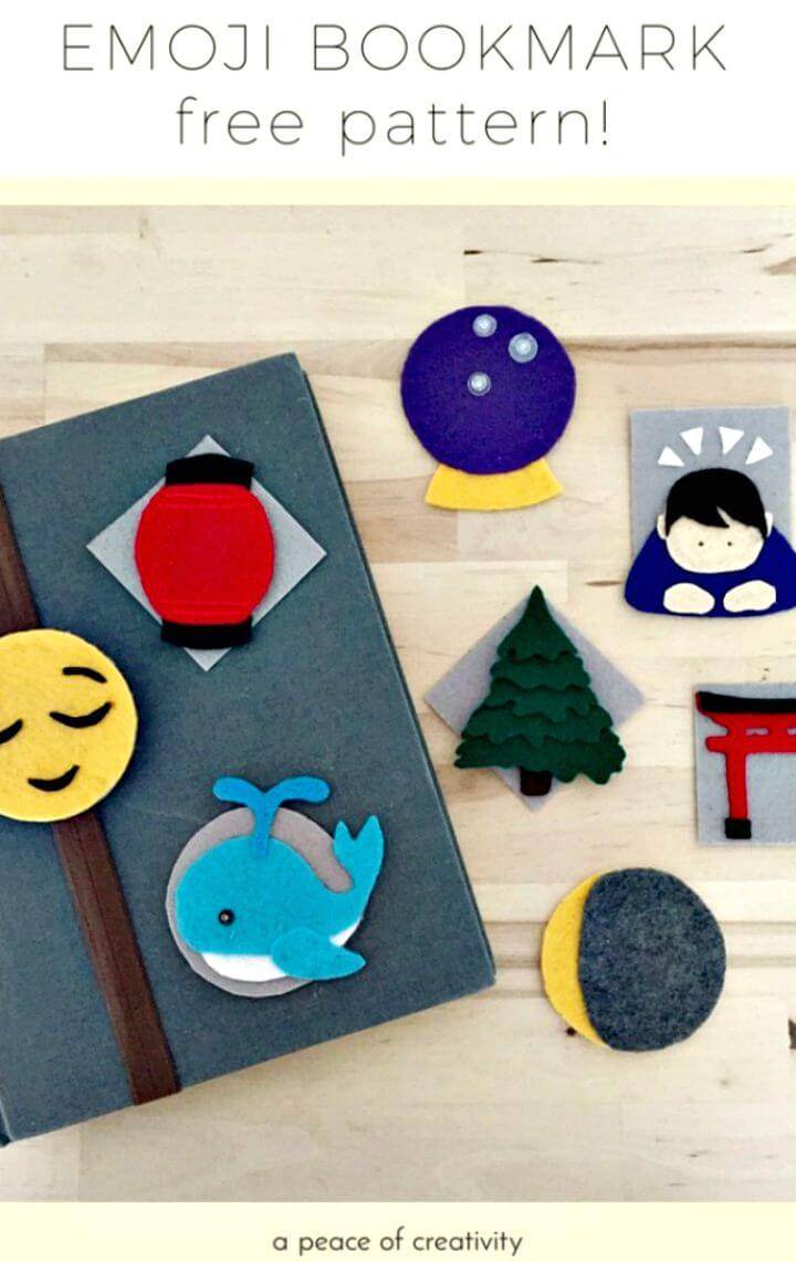 DIY Interchangeable Emoji Bookmark