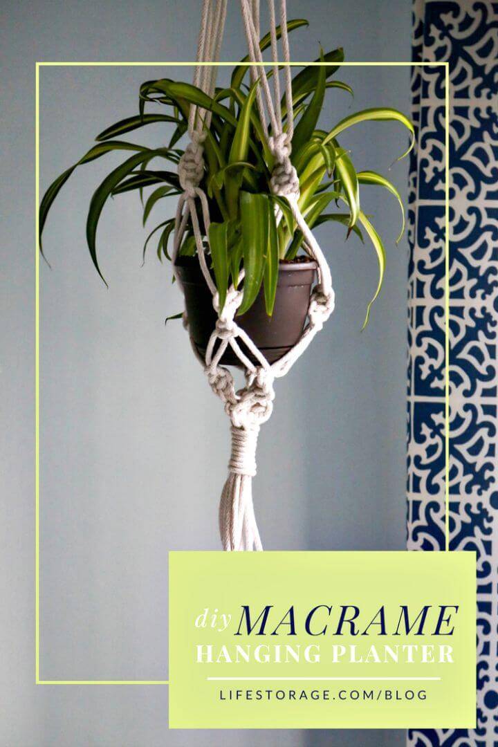 DIY Macrame Plant Holder By Using Bangle Bracelet