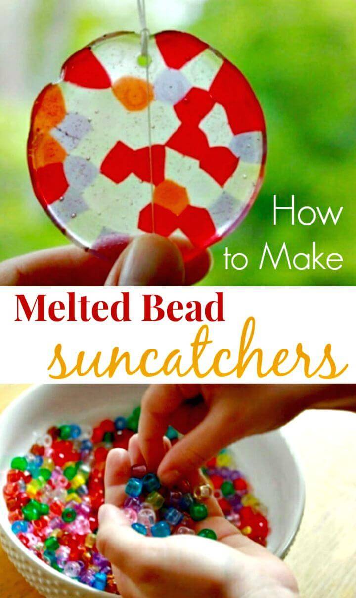Gorgeous DIY Melted Bead Suncatchers