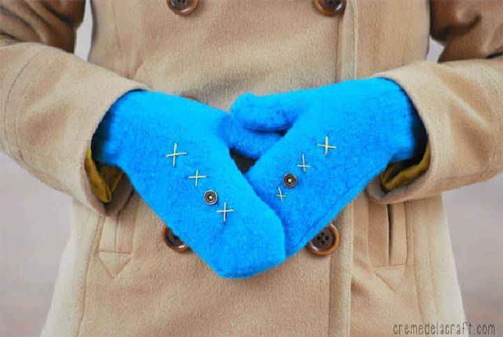 DIY Old Sweater Mittens