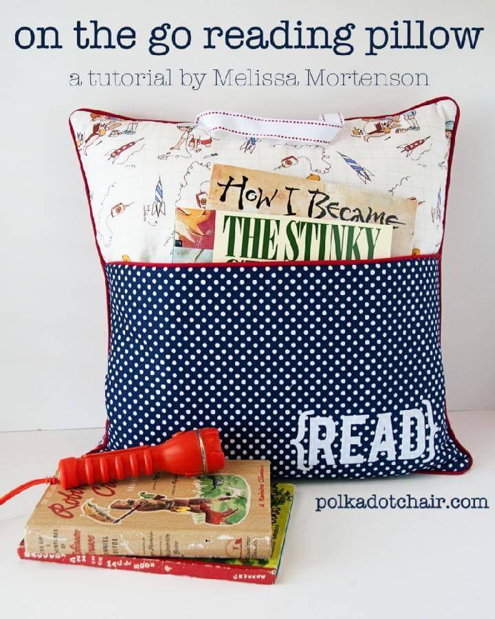 DIY On the Go Reading Pillow
