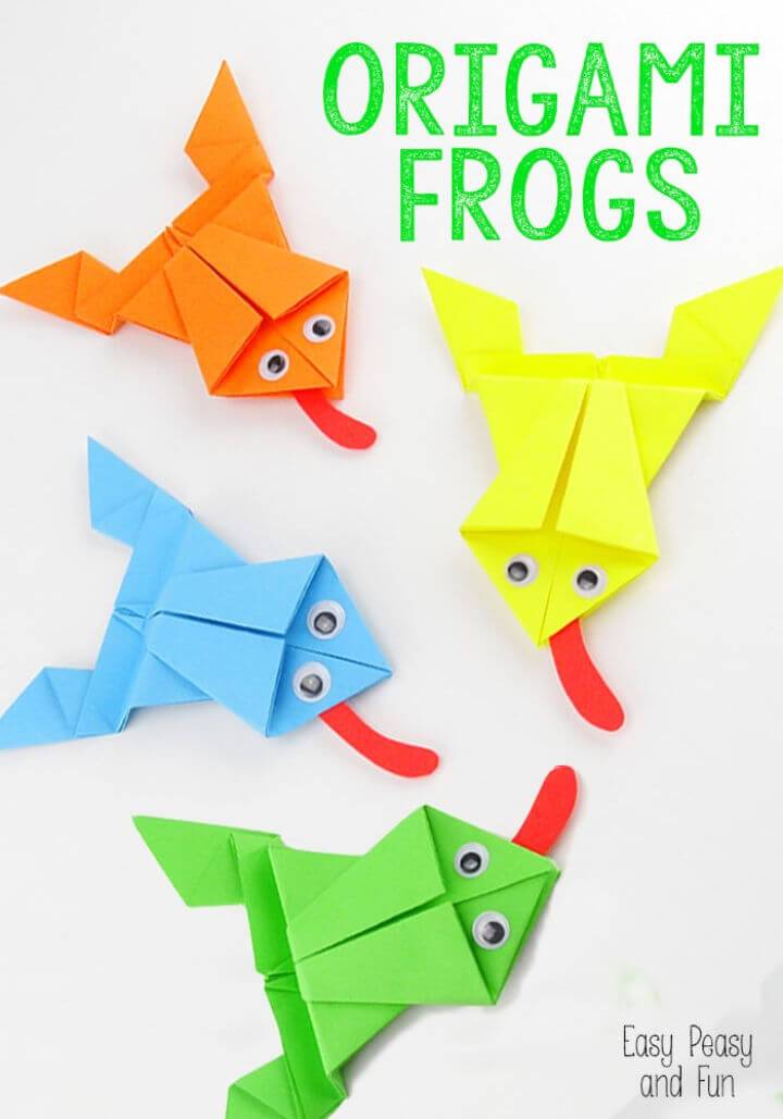 DIY Origami Frogs Tutorial 1