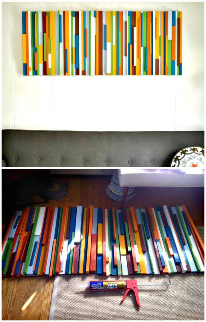How To Make A Painted Wood Wall Art Tutorial