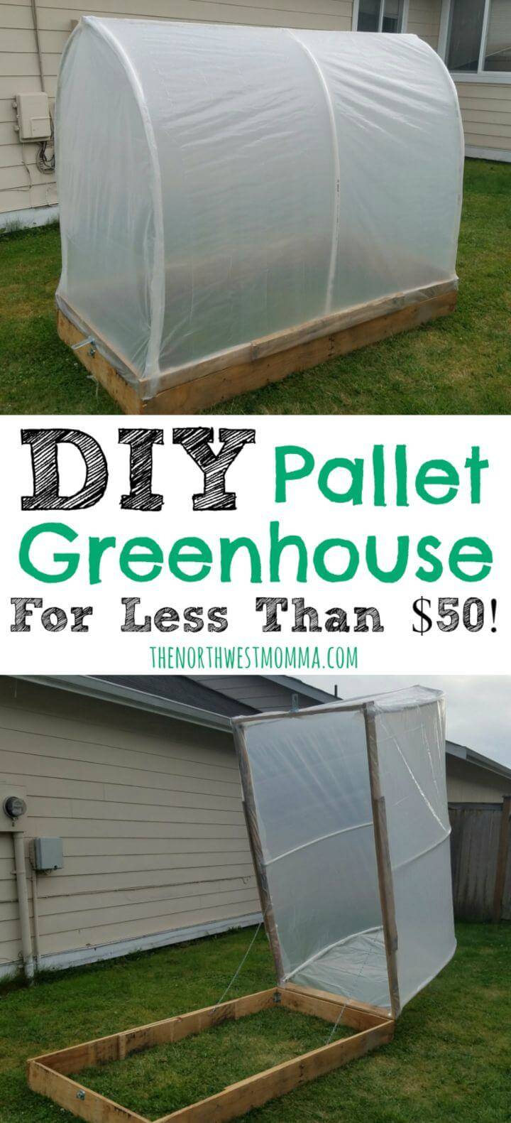 DIY Pallet and PVC Greenhouse